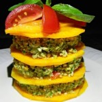 Raw dýňové lasagne