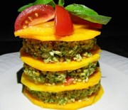 Raw dýňové lasagne