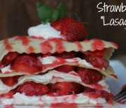 Ovocné "strawberry" lasagne s jogurtem