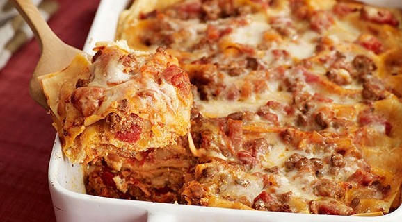 Lasagne se 4 druhy sýrů