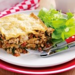 Lasagne s kuřecím masem a špenátem