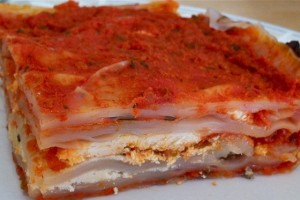 Lasagne z rýžového papíru