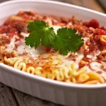 Lasagne s mletým masem, ananasem a zázvorem