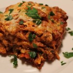 Lasagne s houbami
