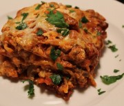 Lasagne s houbami