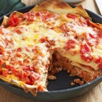 Lasagne s lososem, rajčaty a sýrem ricotta