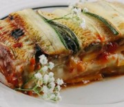 Zeleninové lasagne s cuketou, dýní, lilkem a celerem