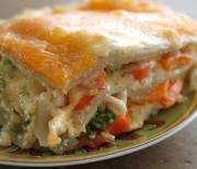 Mrkvové lasagne s brokolicí