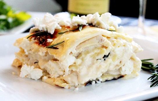 Sladké tvarohové lasagne