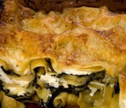 Zimní zelené lasagne