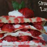 Ovocné „strawberry“ lasagne s jogurtem