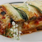 Zeleninové lasagne s cuketou, dýní, lilkem a celerem